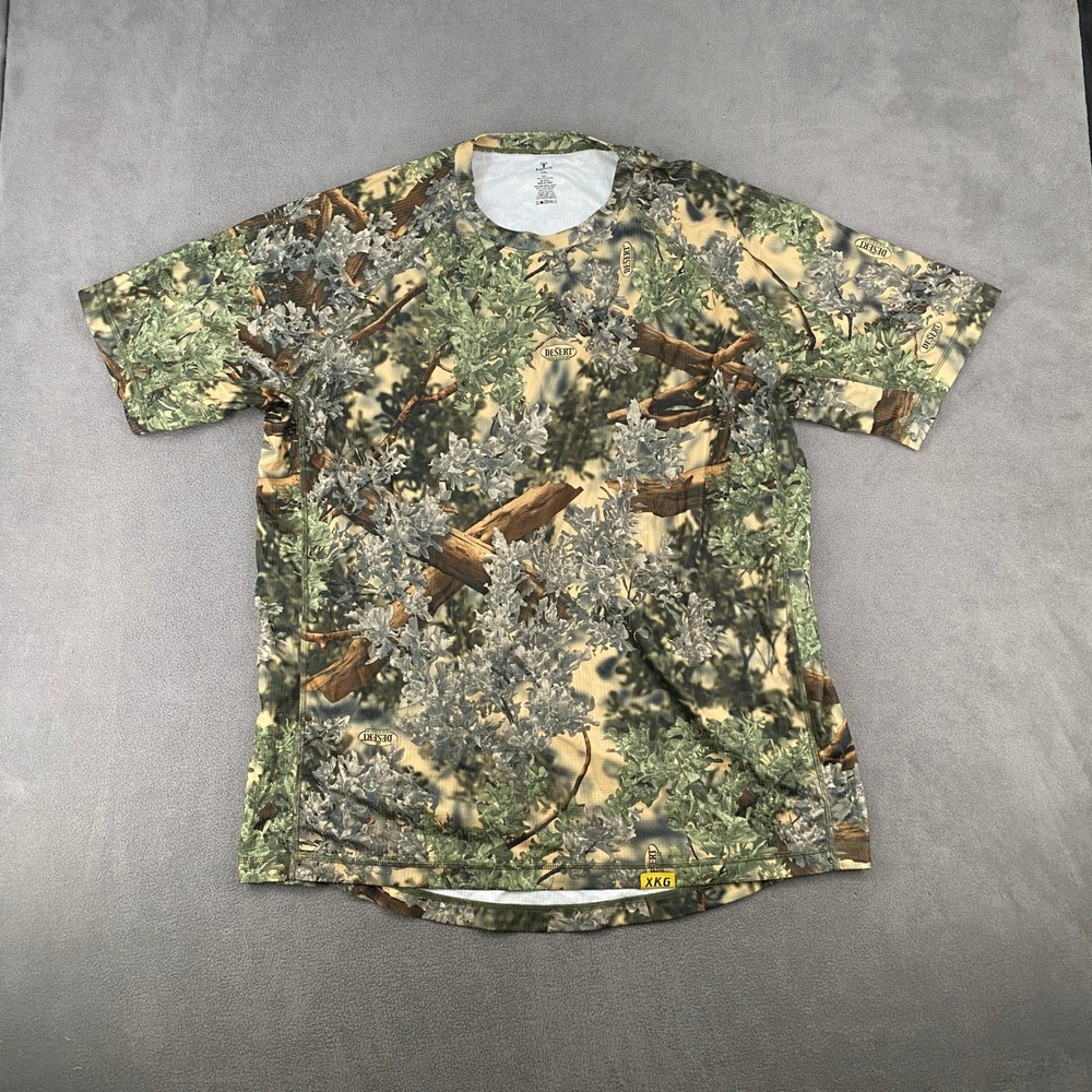Kings Camo XKG Desert Shadow Hunting Shirt Mens 3XL Short Sleeve Performance Tee